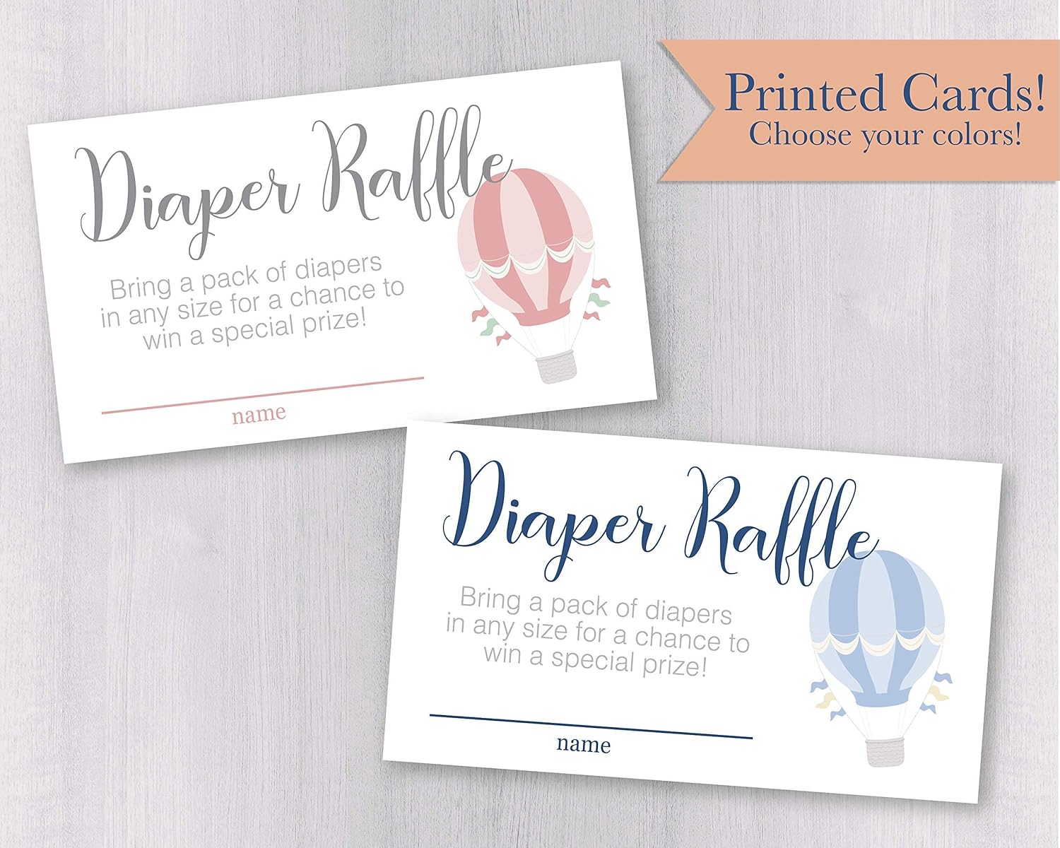 baby shower prize tags