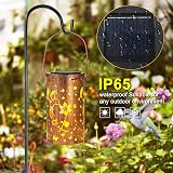TickTime Hummingbird Solar Lantern Outdoor Garden Copper Dragonfly 7.1in view 5