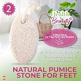 SOL 2pk Natural Pumice Stone for Feet Hard Skin Exfoliator view 3