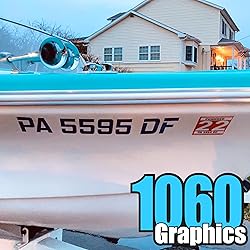 1060 Graphics 3" high Custom Boat Registration