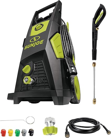 Sun Joe SPX3500 2300 Max Psi 1.48 Gpm Brushless Induction Electric Pressure Washer, w/Brass Hose Connector