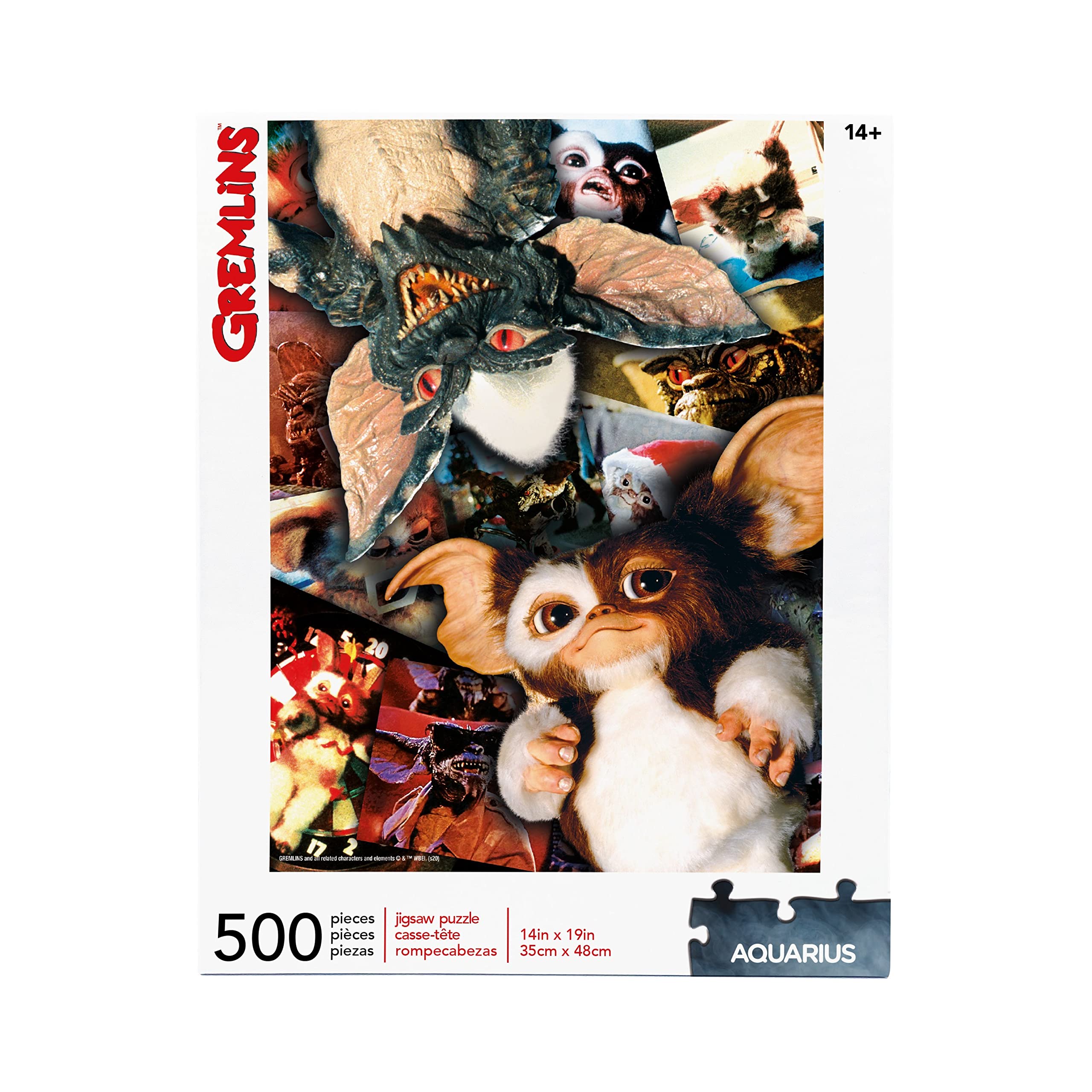 Aquarius Gremlins Collage 500 pc Puzzle