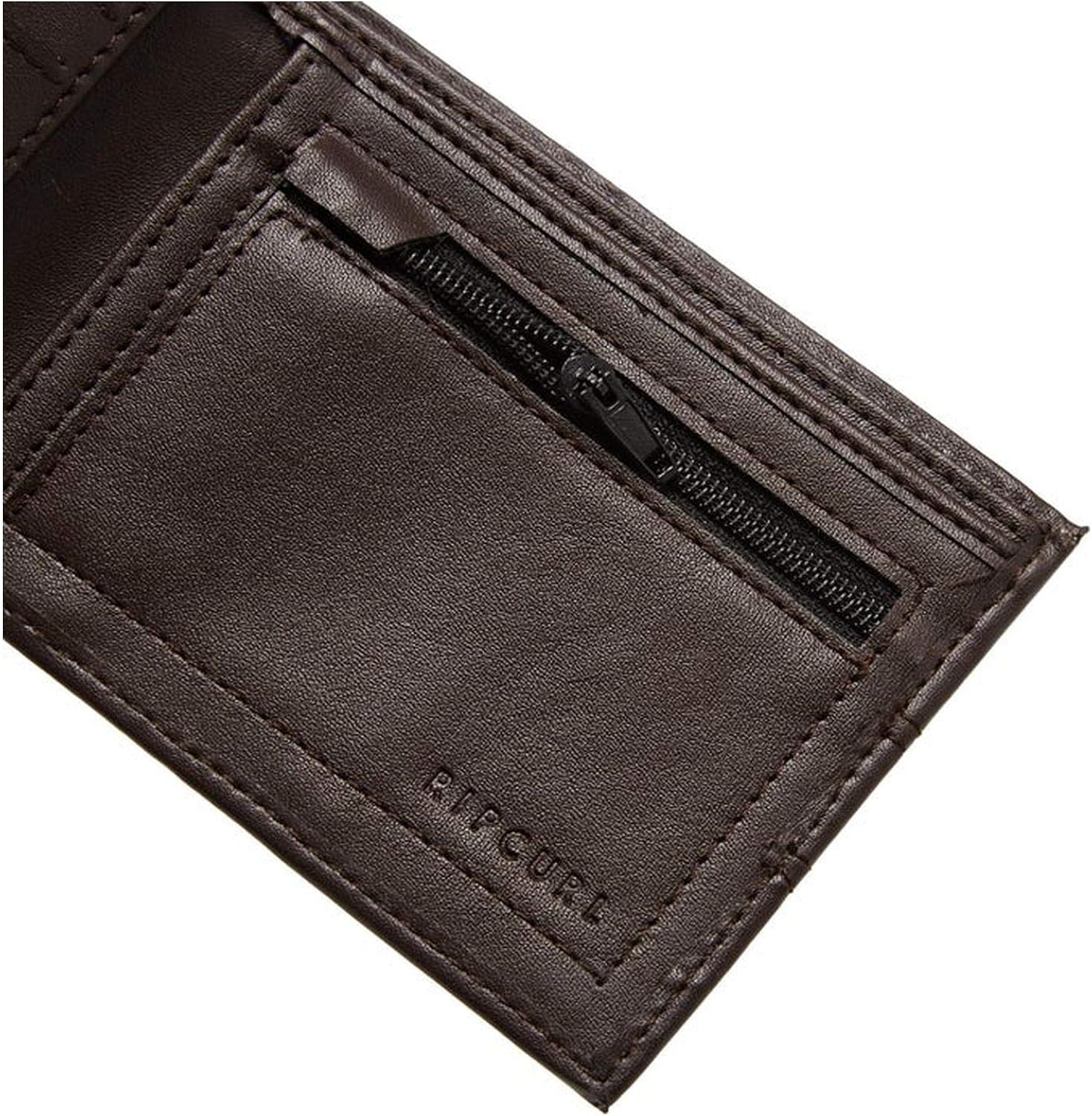 Rip Curl Word Boss PU All day Wallet One Size Brown: Clothing