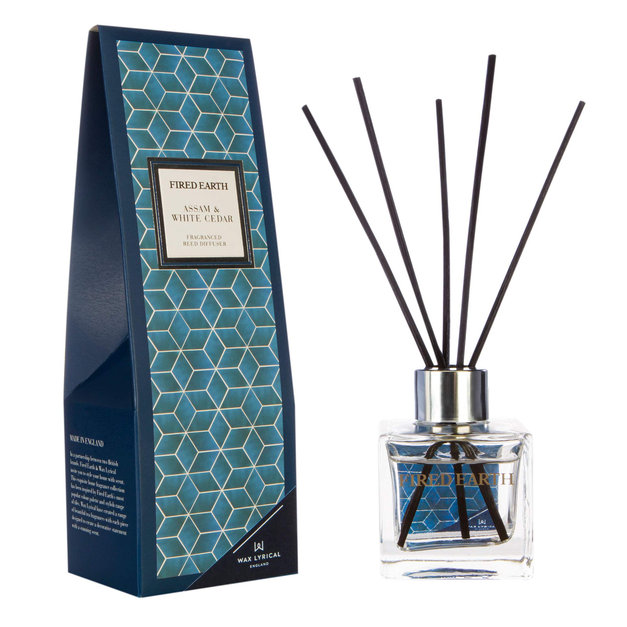WAX LYRICAL Wax Lyrcal Fired Earth Assam & White Cedar Reed Diffuser, 100ml, Small