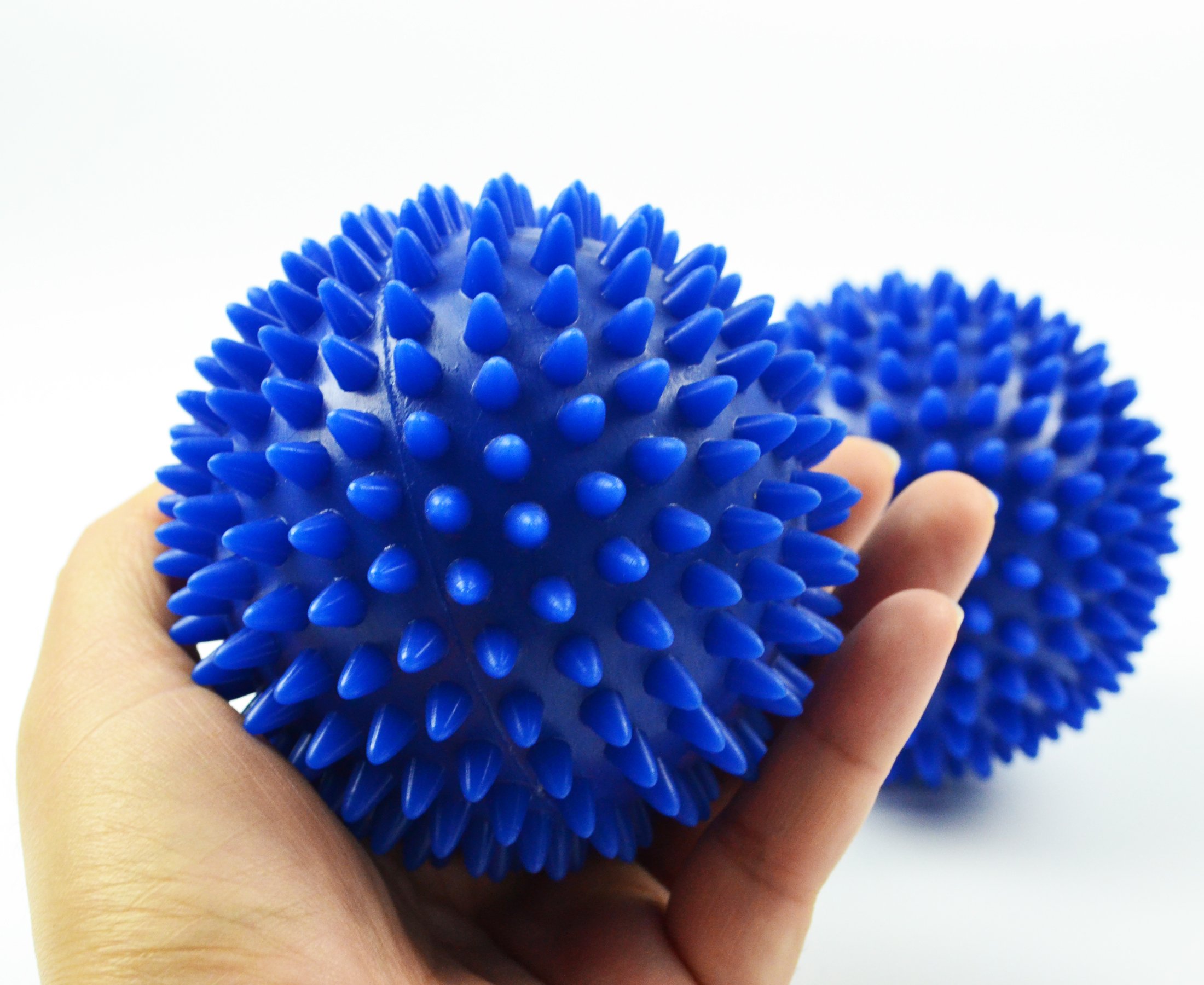 Micogo 9cm High Density Spiky Massage Ball for Tension Relief and Muscle Release , pack of 2