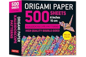 Origami Paper 500 sheets Kaleidoscope Patterns 6 (15 cm): Tuttle Origami Paper: Double-Sided Origami Sheets Printed with 12 D