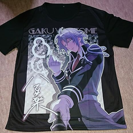 Amazon Co Jp レア 八乙女楽 楽 アイドリッシュセブン Tシャツ ブラック Lサイズ ホビー 通販