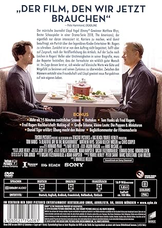 Der Wunderbare Mr Rogers Amazon De Tom Hanks Matthew Rhys Chris Cooper Susan Kelechi Watson Maryann Plunkett Enrico Colantoni Wendy Makkena Tammy Blanchard Carmen Cusack Nate Heller Marielle Heller Tom Hanks Matthew Rhys