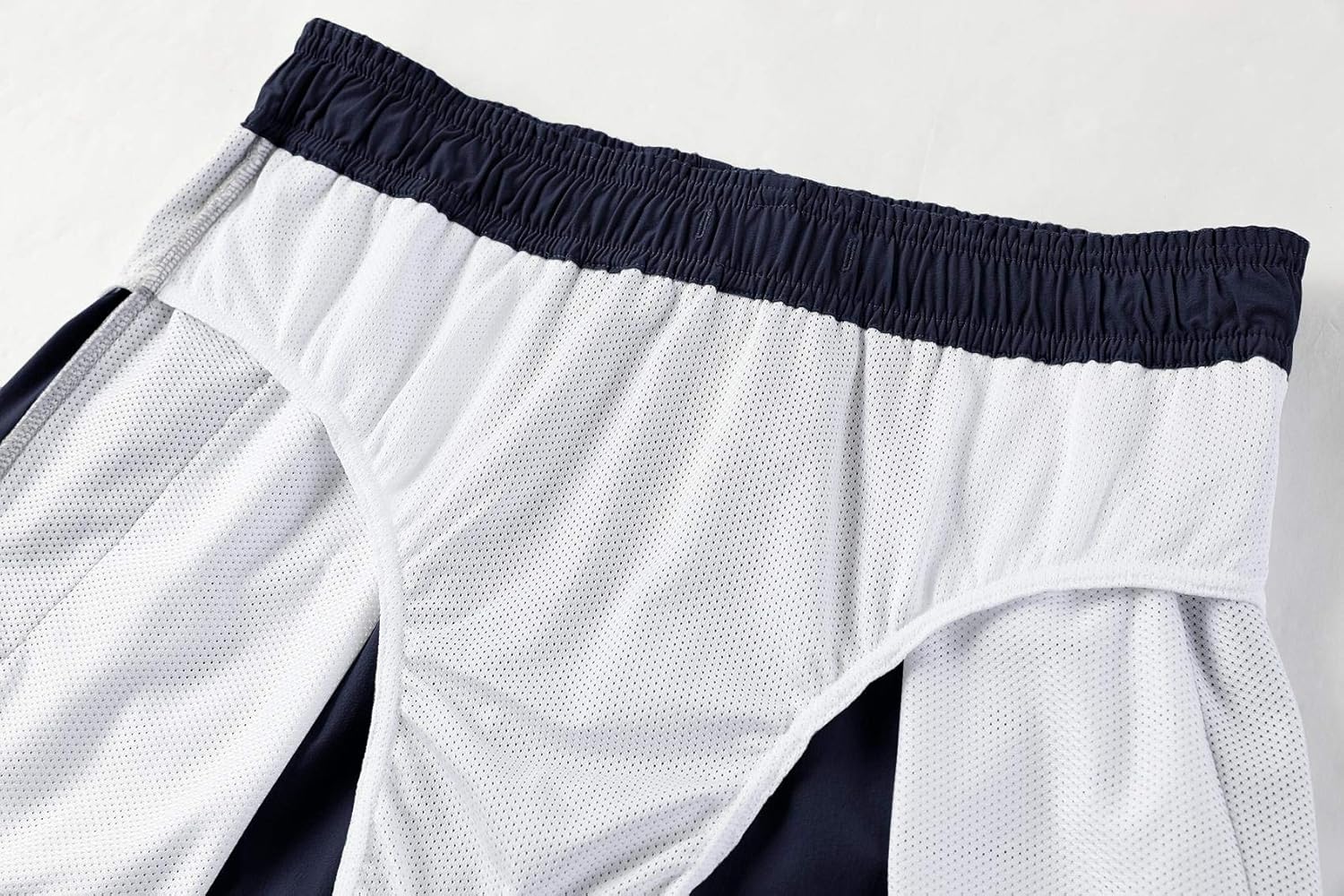 Runcati Mens Quick Dry Swim Trunks Beach Solid Swimsuit Lightweight Sports Shorts with Zipper Pockets Mesh Lining | 