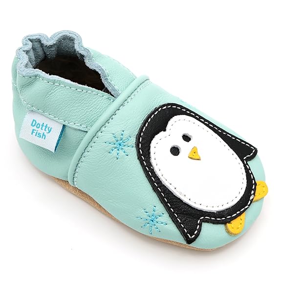 Dotty Fish Weiche Baby und Kleinkind Lederschuhe. 0-6 Monate bis 3-4 Jahre. Festliche Designs. Mädchen und Jungen.
