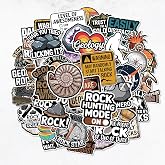 55 PCS Geology Stickers Geology Party Favors &amp; Decorations Waterproof Vinyl Decals for Helmet,Water Bottle, Laptop, Skateboard,Laptop Luggage Cup Surfboard, Handy Scrapbook