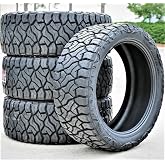 4 x Venom Power Terra Hunter R/T+ LT35X12.50R20 125Q F (12 Ply) Tires | Light Truck Rugged Terrain All Season Traction 125Q Rated F 12 Ply Radial Construction Black Sidewall Tires