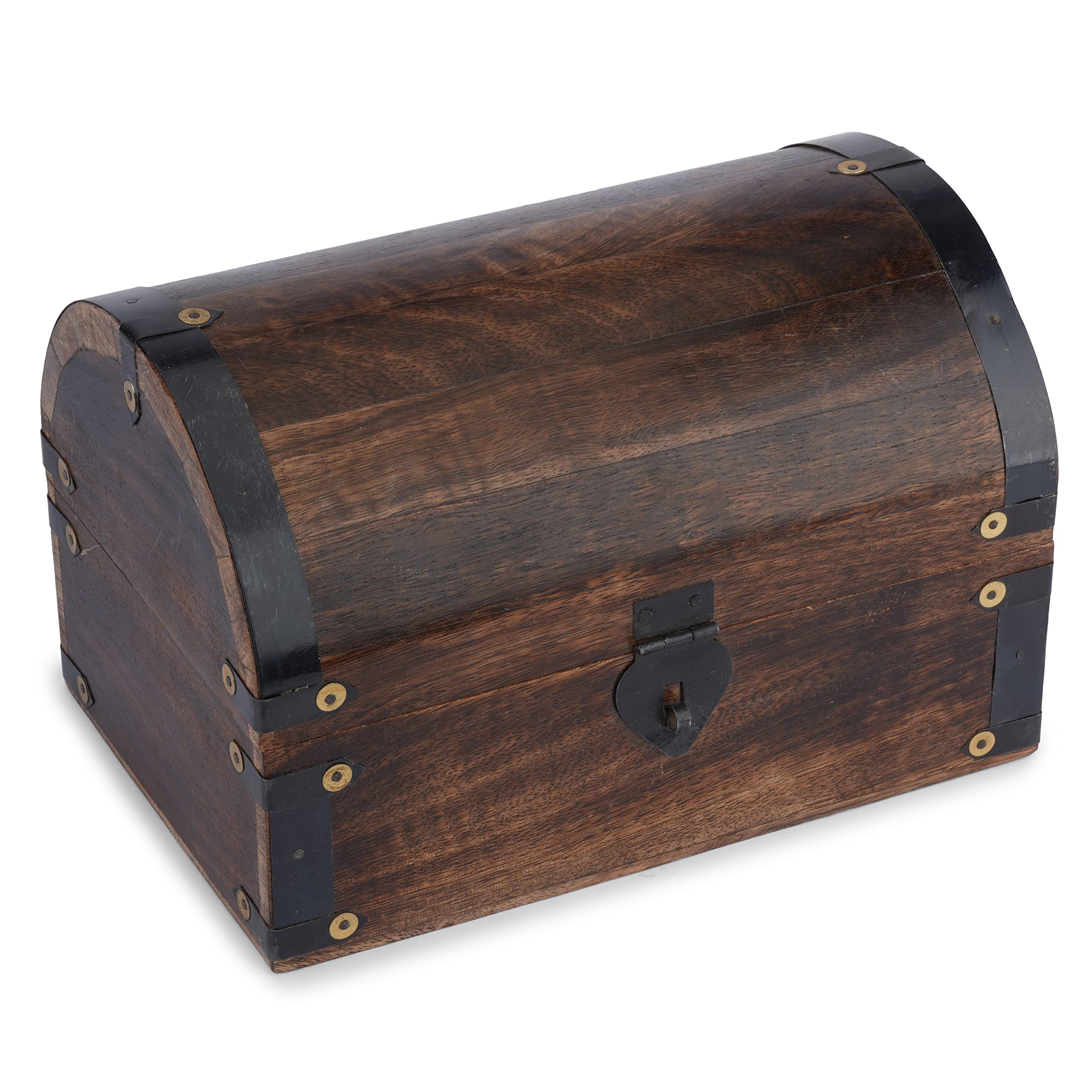 Ajuny Wooden Decorative Jewelry Box Lockable Multipurpose Uses ...