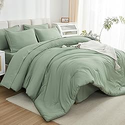 Litanika Oversized King Comforter Sets Sage Green