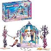 Playmobil | Fantasy &amp; Magic | Underwater Wedding | Mermaid Pavilion with Glowing Lanterns | Mermaid Toy for Children Aged 4+ | 72104