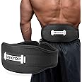 Seektop Weight Lifting Belt Quick Locking Gym Weightlifting Lifting Belt for Bodybuilding Powerlifting Men and Women- 4 Inch WideBack Support Nylon Belt, for Cross Training, Squats, Workout, Lunges