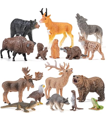 Amazon.com: Wild Republic Skunk, Black Bear, Deer, Coyote