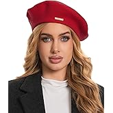 Classic Wool Berets for Women,Stylish French Beret Hats for Women Girls Lady Painters Hat