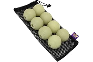Chew King Glowing Fetch Ball, Dog Ball Toys, 8-Pack Balls