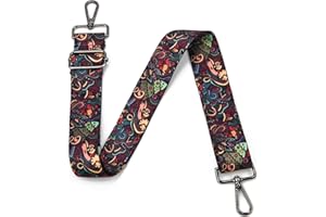 LVYOUME Purse Strap Gold Hardware Replacement Crossbody Bag Strap, Wide Adjustable Shoulder Strap