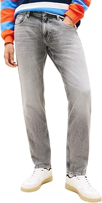 Herren Jeans Hose Scanton Slim Fit, Grau (Denim Grey), 28W/36L