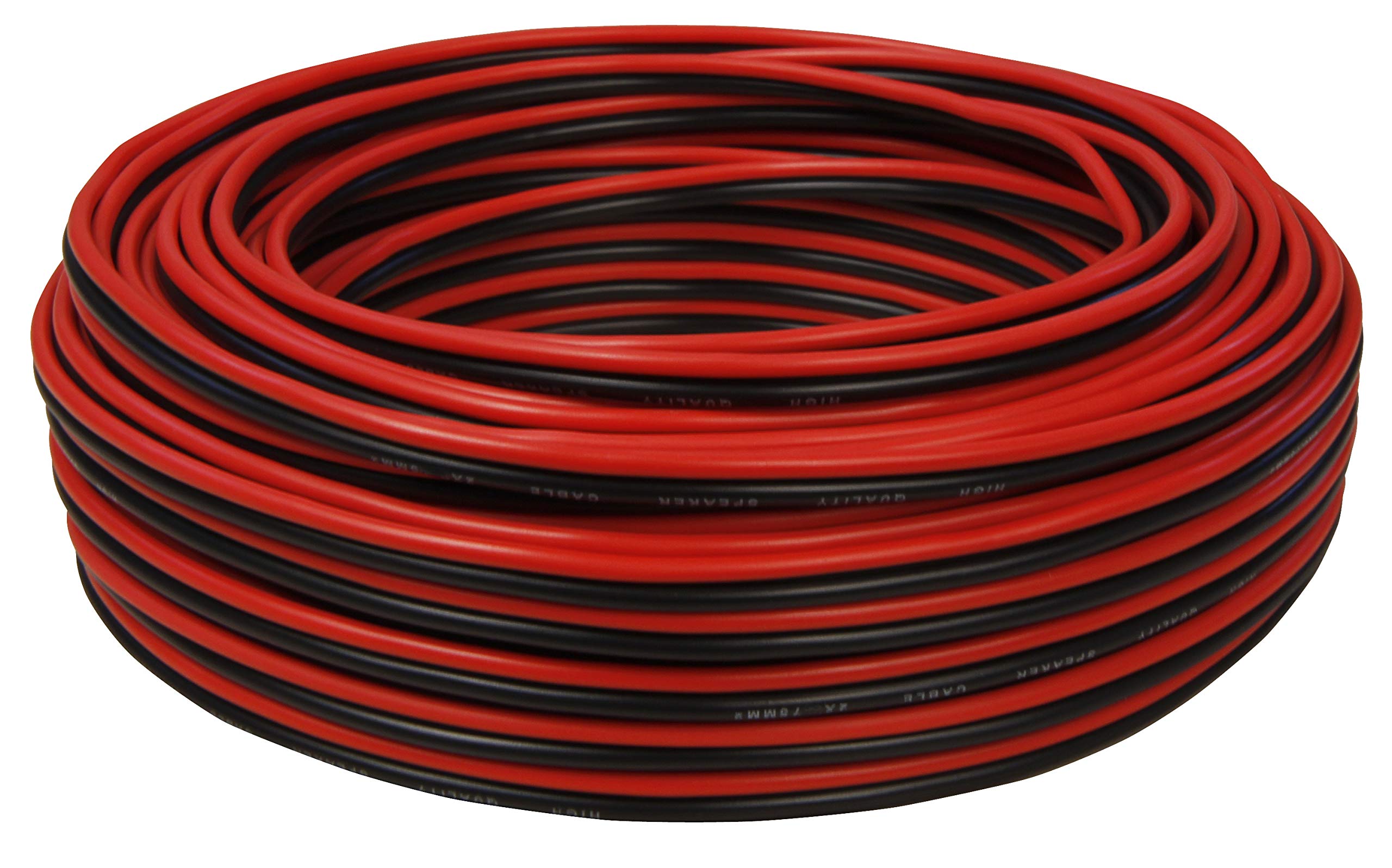 toolcity Speaker Cable (Twin Wire) 2 x 1.50 mm² 50 m Red/Black