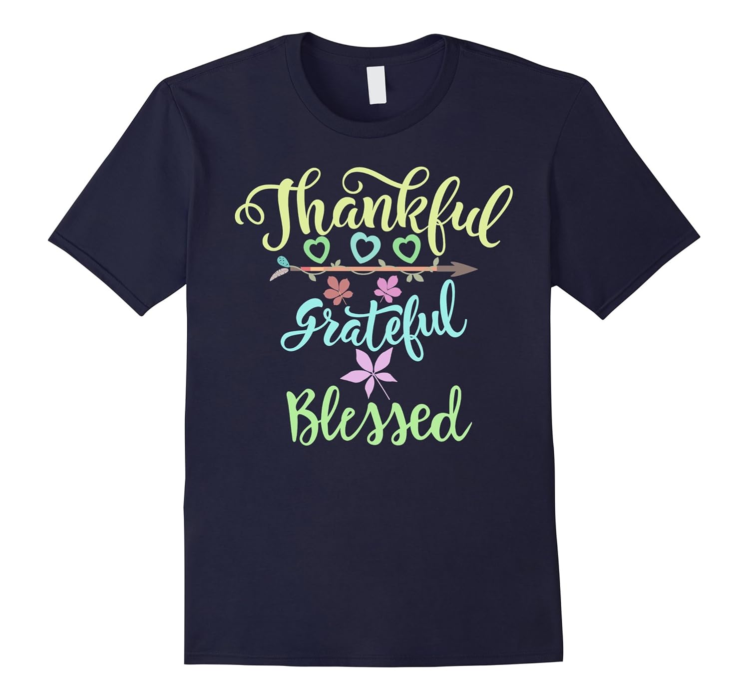 Thankful Grateful Blessed Shirt-ANZ