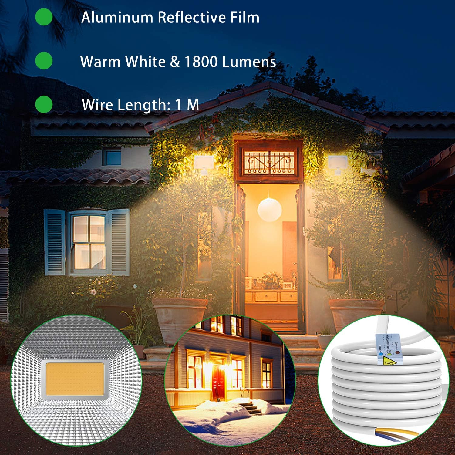 iluminacion de exterior focos led