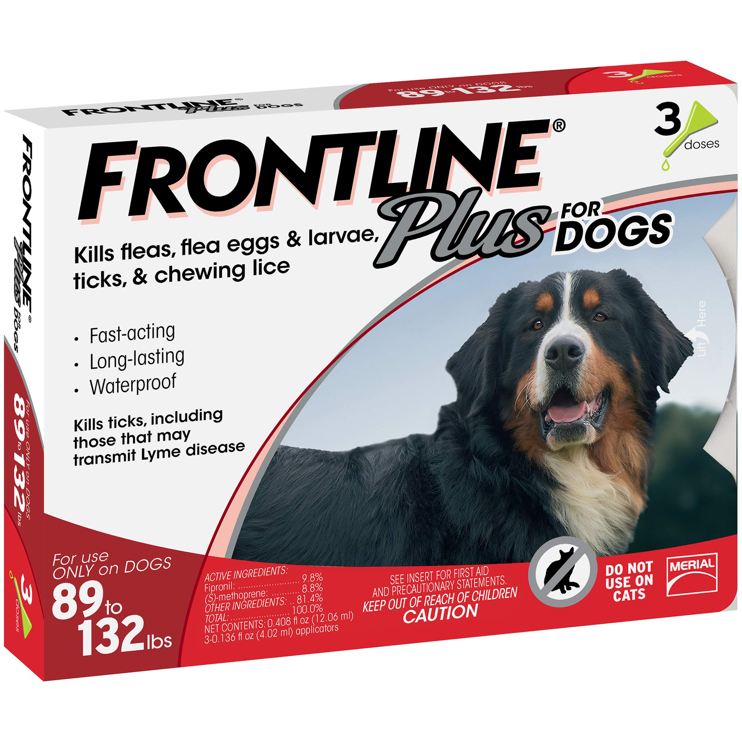 Frontline Plus Flea and Tick Treatment for Dogs - Dogs ...