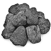 Stanbroil Lava Rock Granules - Decorative Landscaping for Fire Bowls, Fire Pits, Gas Log Sets, Indoor or Outdoor Fireplaces - 10 lb.Bag (2.75"-5")
