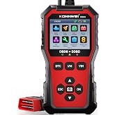 KONNWEI KW340 OBD2 Scanner Car Diagnostic Code Reader Check Engine Tool | Live Data I/M Readiness Battery Voltage Test OBDII Fault Code Scan Tool for 1996+ Vehicles, Plug &amp; Play Color Screen