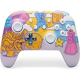 PowerA Enhanced Wireless Controller for Nintendo Switch- Mushroom Kingdom Pop Art, Switch Lite/Switch-OLED Model, Nintendo Switch 2, Gamepad, game controller, Bluetooth controller