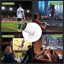 Iconiotk Mini Portable Projector 4K Supported 720P