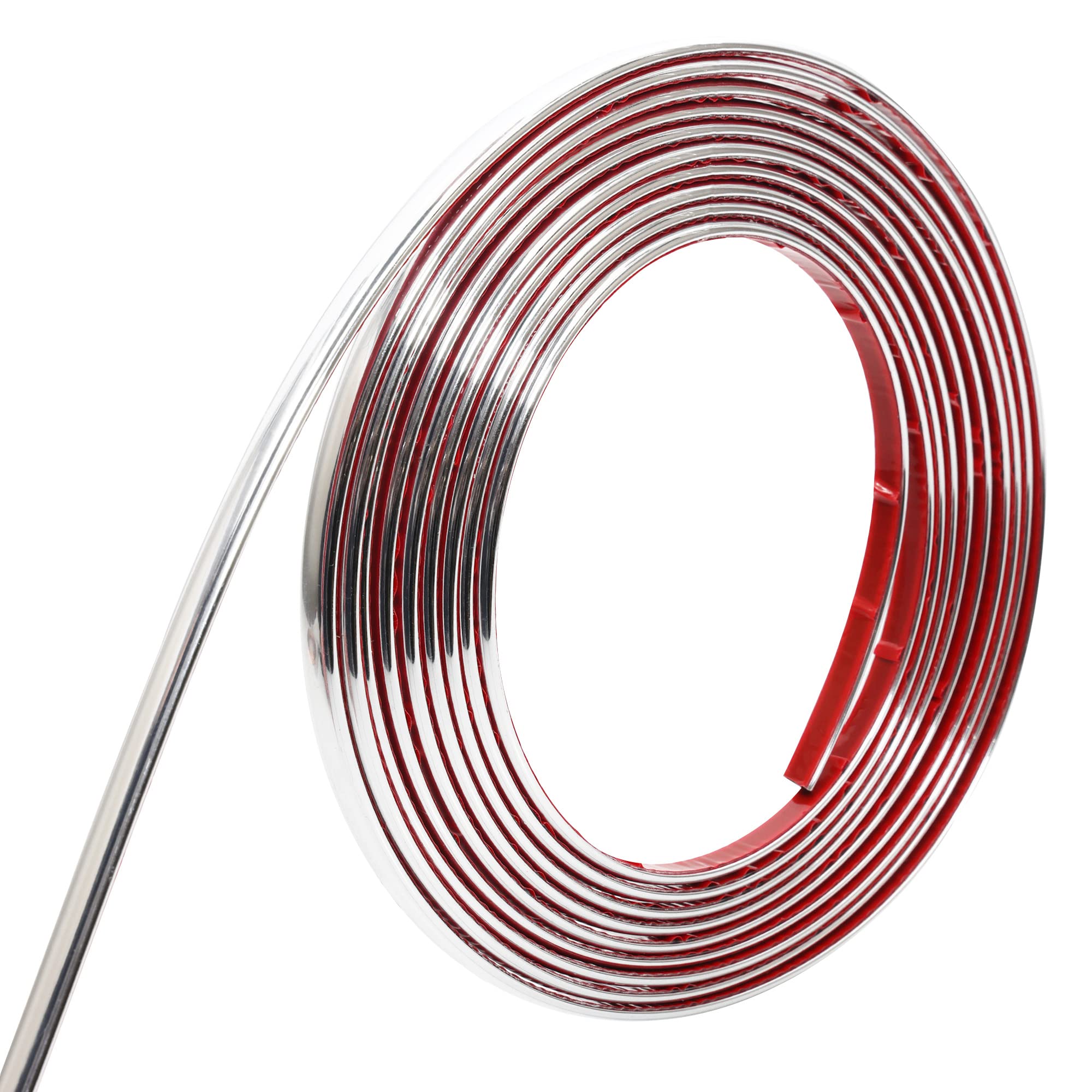 10m Peel and Stick Molding Trim, Flexible Mirror Wall Ceiling Floor Cabinet Tile Edge Moulding — image 1