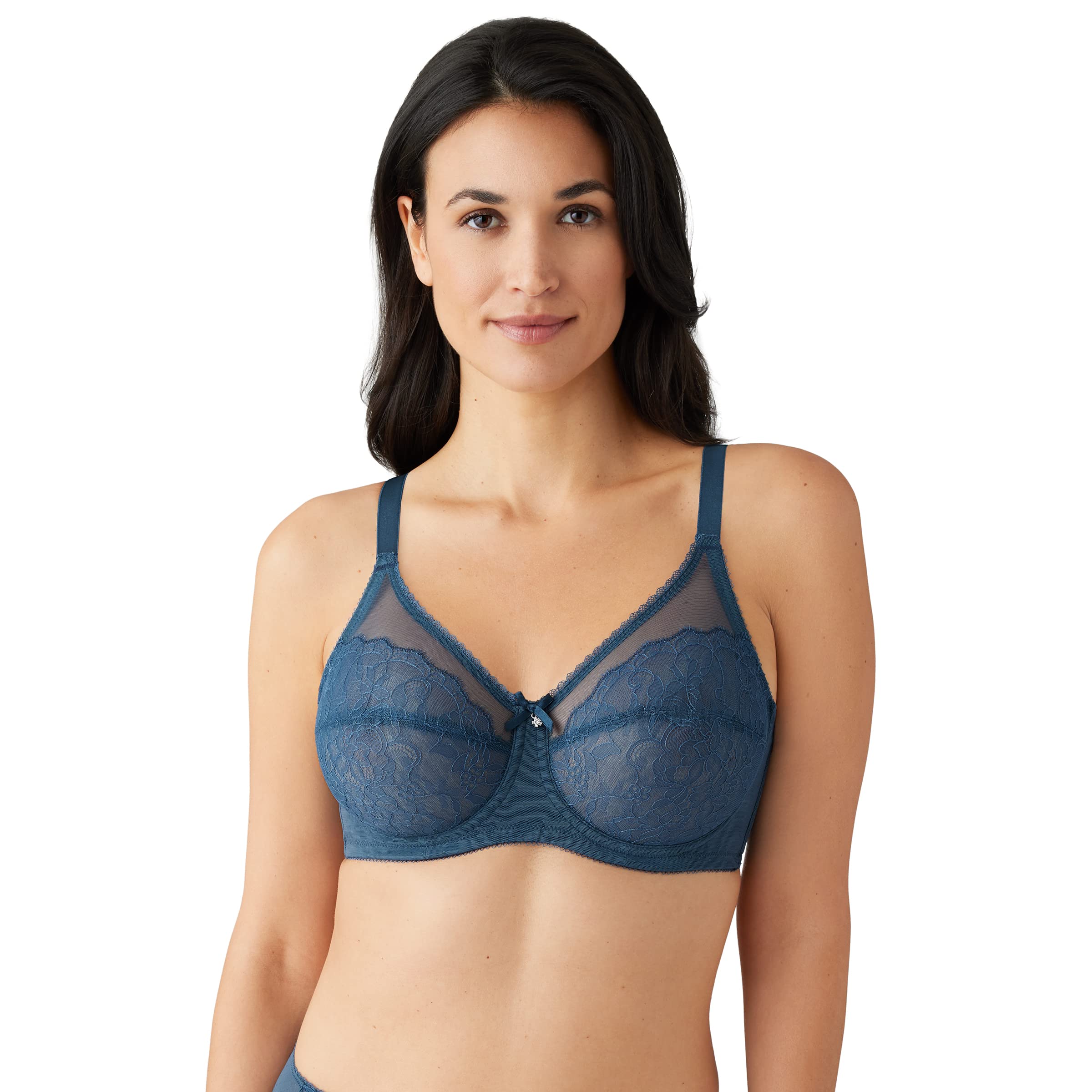Wacoal Women’s Plus Size Retro Chic Full Figure Underwire Bra, Sargasso Sea, 42G