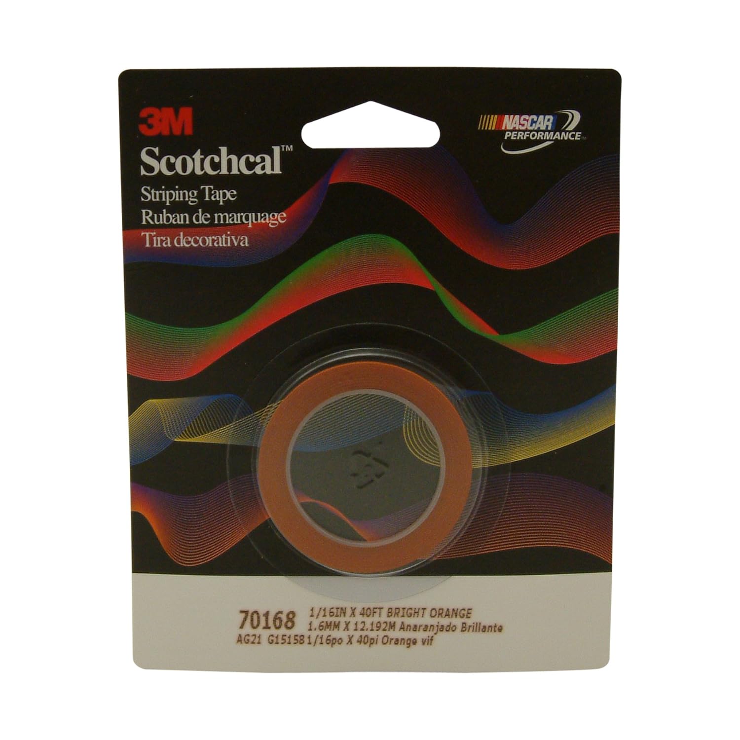 3M Scotch 75345882650 3M Scotch Scotchcal Striping Tape: 1/16" x 40', Orange