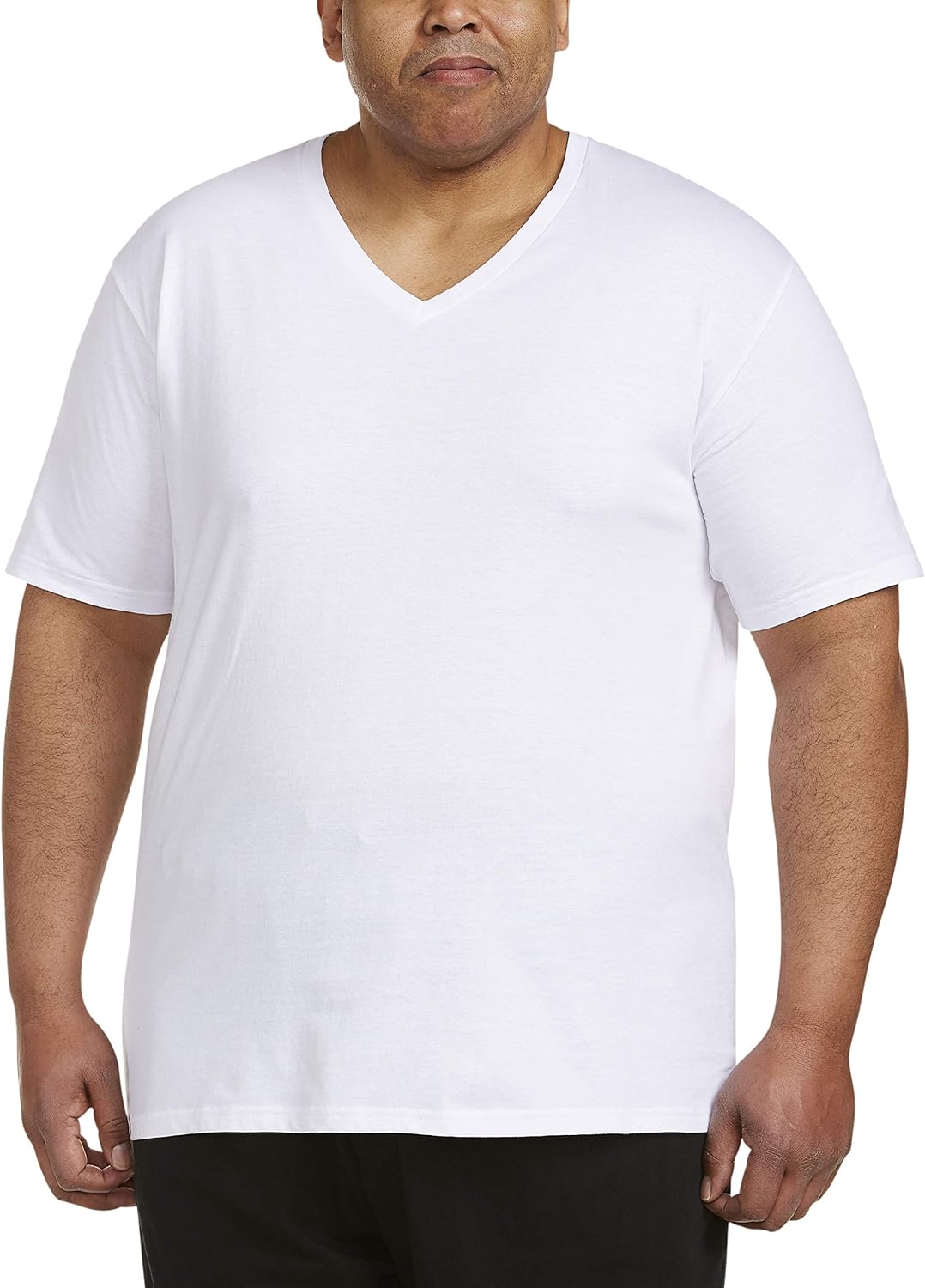 5-Pack V-Neck Undershirts fit by DXL 