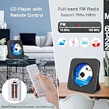 KOVCDVI CD Player with Bluetooth 5.0, USB, FM Radio, Dual Speakers view 7