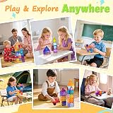 Xekel 40PCS Magnetic Tiles STEM Educational Building Blocks for Kids 3+ view 3