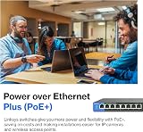 Linksys LGS116P 16-Port Gigabit PoE+ Desktop Unmanaged Switch view 5