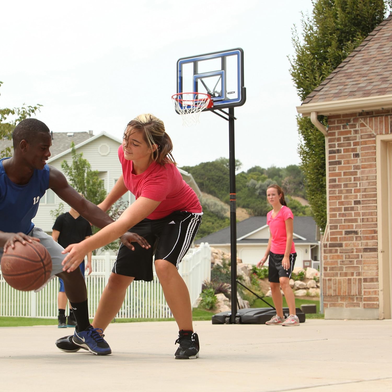 Lifetime 90023 Portable Backboard Basketball System, 44-Inch : Basketball Rims : Sports & Outdoors
