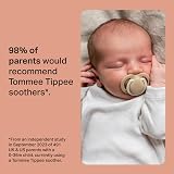 Tommee Tippee Newborn Soothers 0-2 Months Pack of 6 Muted Colours Matte view 3