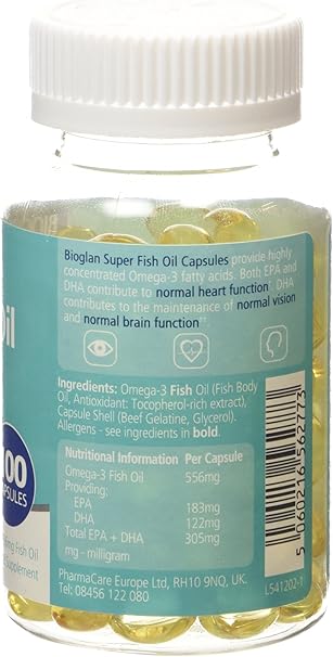 Bioglan Super Fish Oil 100 S Amazon Co Uk Health Personal Care