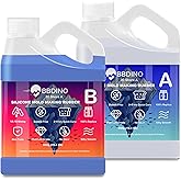 BBDINO Silicone Mold Making Kit Liquid Platinum 30A 2.42 Lbs Sapphire Blue | 3h Quick Cure Self Degassing Molding Silicone Rubber 1:1 Mixing Ideal for Silicon, Resins, Soap, Concrete, Wax Mold-Casting