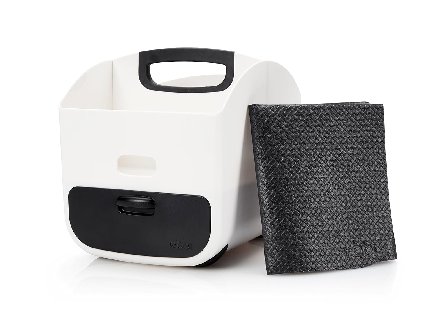Ubbi Diaper Caddy, Black, Discontinued by Manufacturer
