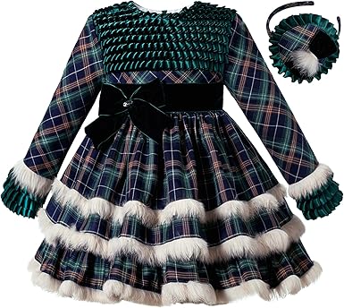 plaid winter dress