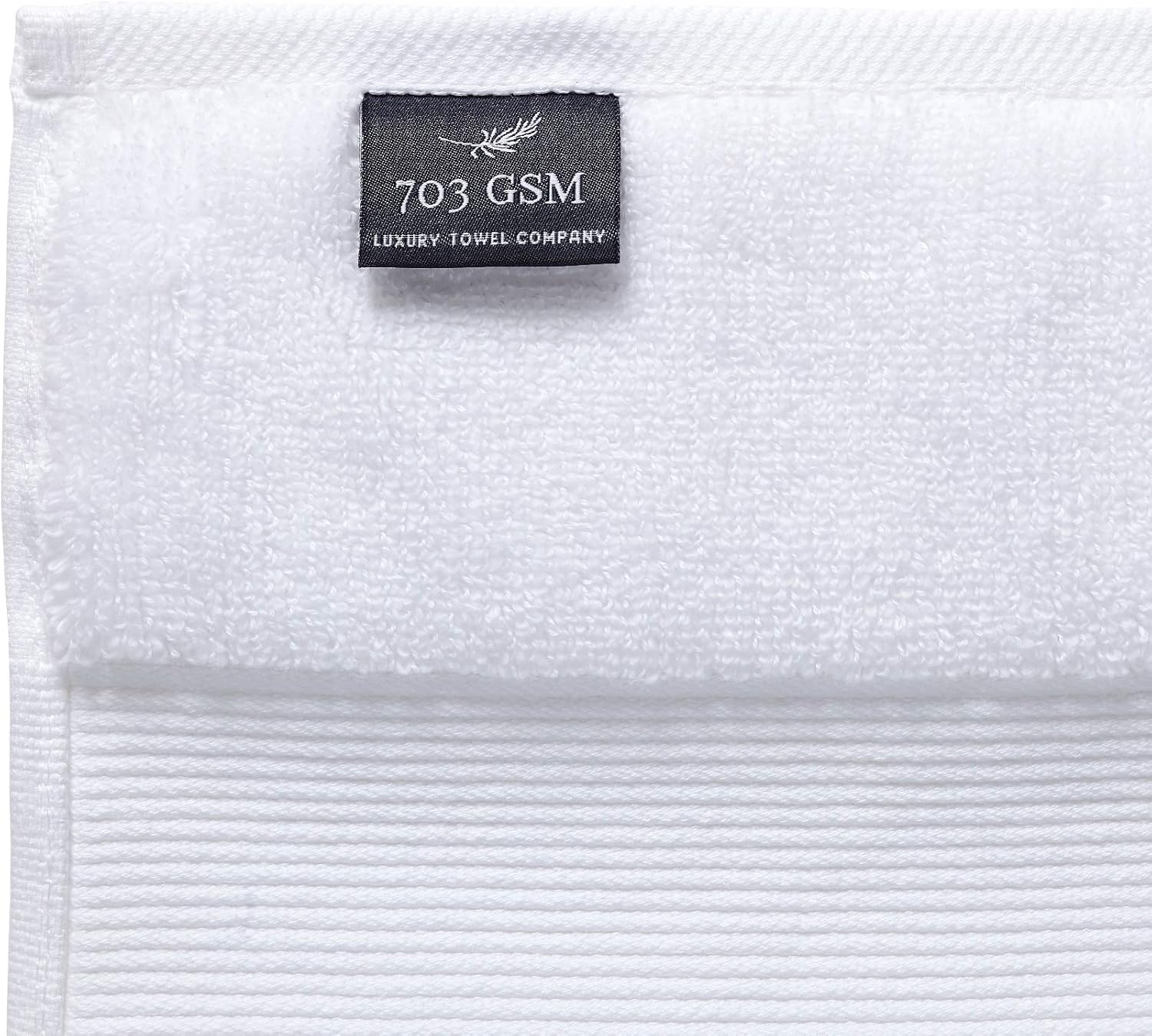 703 GSM 6 Piece Towels Set, 100% Cotton, Zero Twist, Premium Hotel & Spa Quality, Highly Absorbent, 2 Bath Towels 30” x 54”, 2 Hand Towel 16” x 28” and 2 Wash Cloth 12” x 12”. Mauve Color: Kitchen & Dining