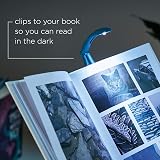 IF Really Tiny Book Light Navy – Compact Clip On Reading Lamp with Batteries view 3