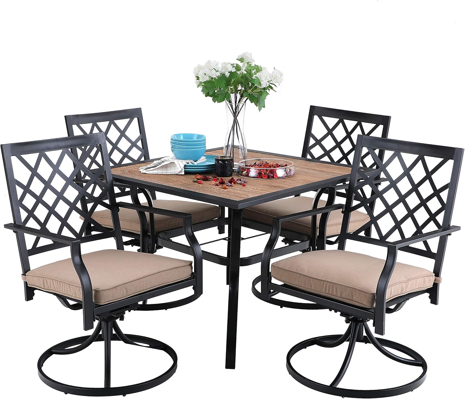 garden umbrella table and chairs