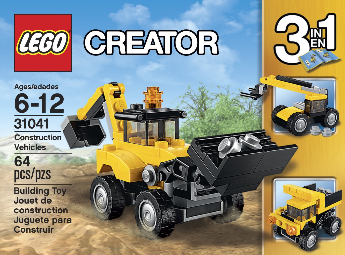 lego creator construction vehicles